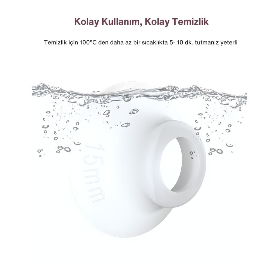 Momcozy Flanş Girişi 15 mm ( M5 )