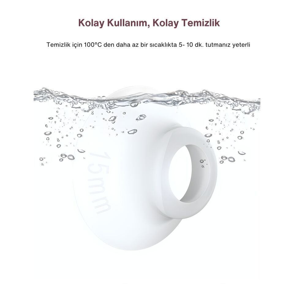 Momcozy Flanş Girişi 15 mm ( M5 )