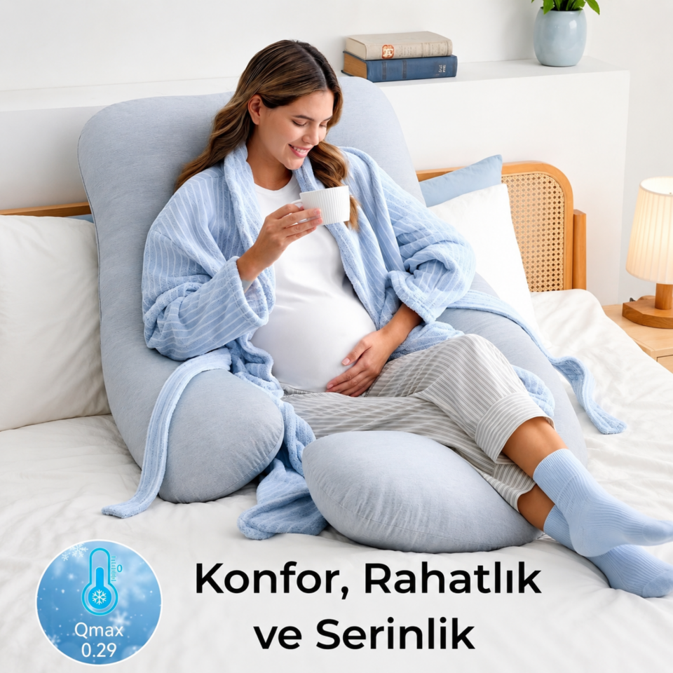 Momcozy Hamile Yastığı Soğutucu Kumaşlı