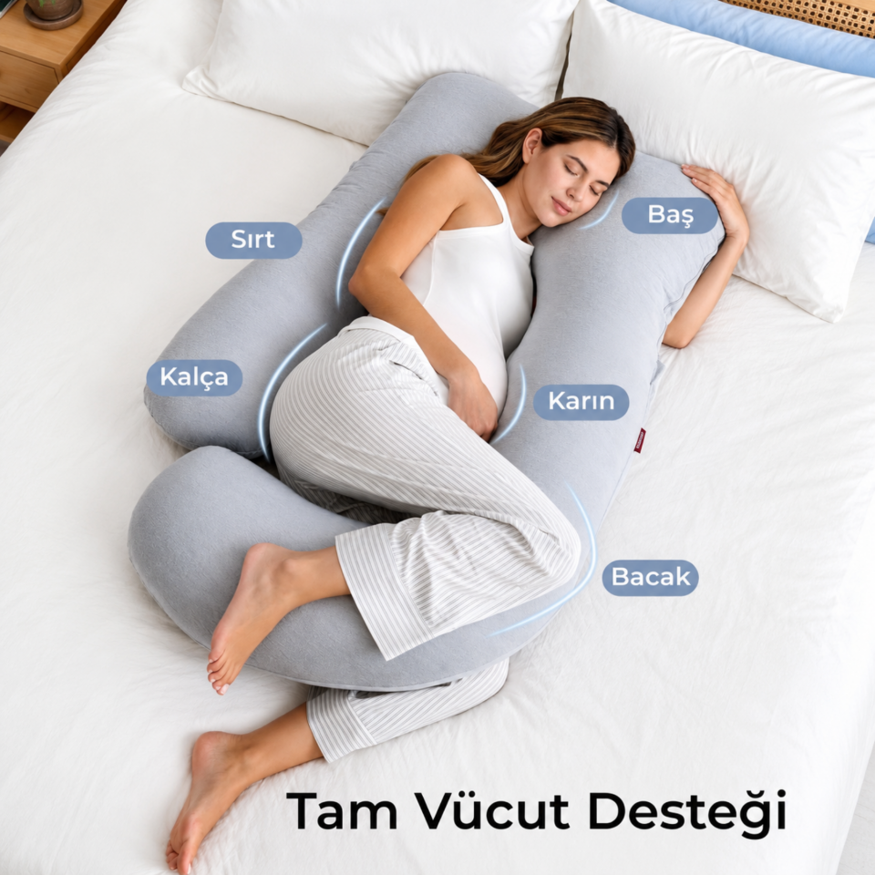 Momcozy Hamile Yastığı Soğutucu Kumaşlı