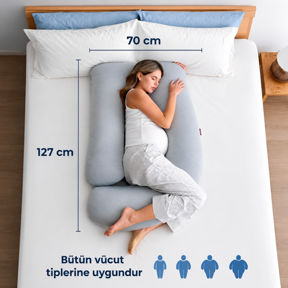 Momcozy Hamile Yastığı Soğutucu Kumaşlı
