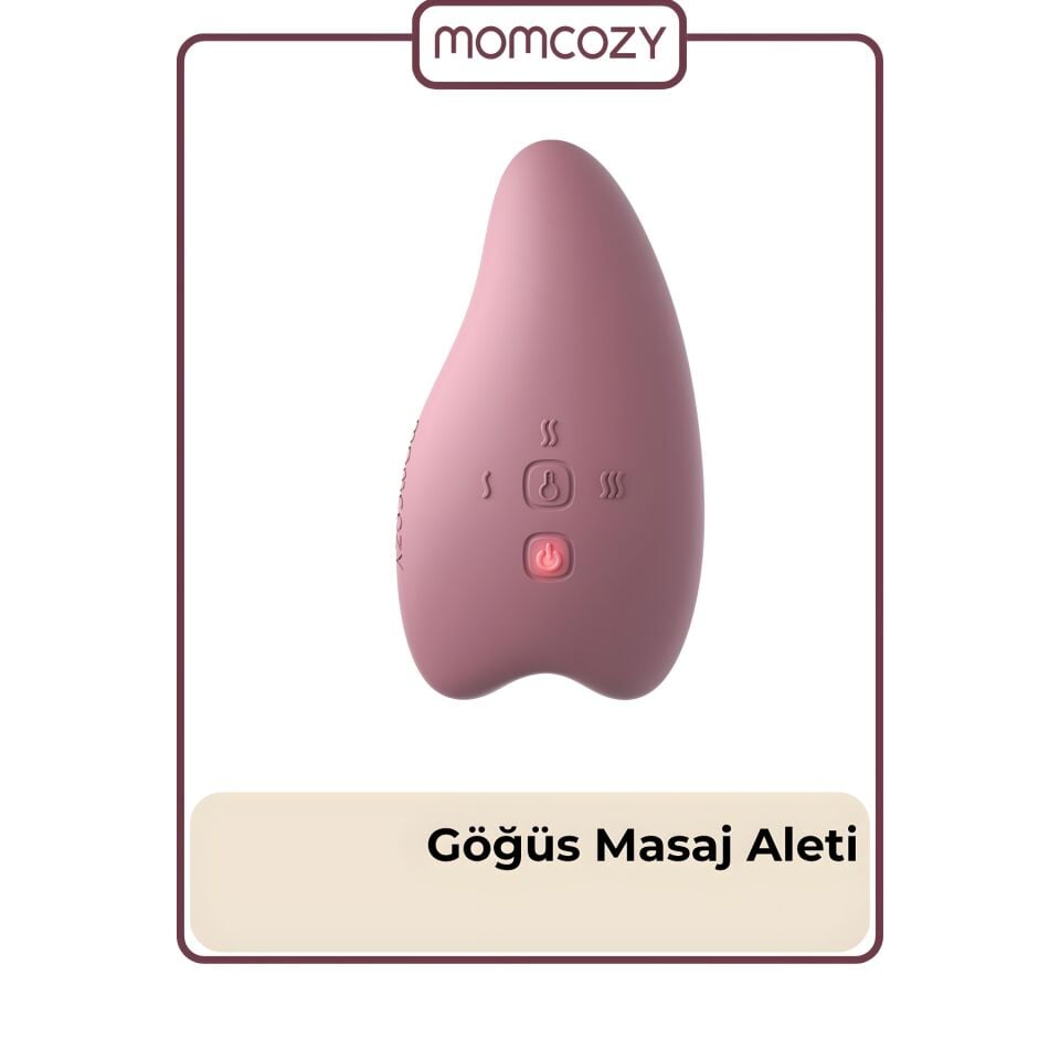 Momcozy Titreşim ve Isıtıcılı Masaj Aleti
