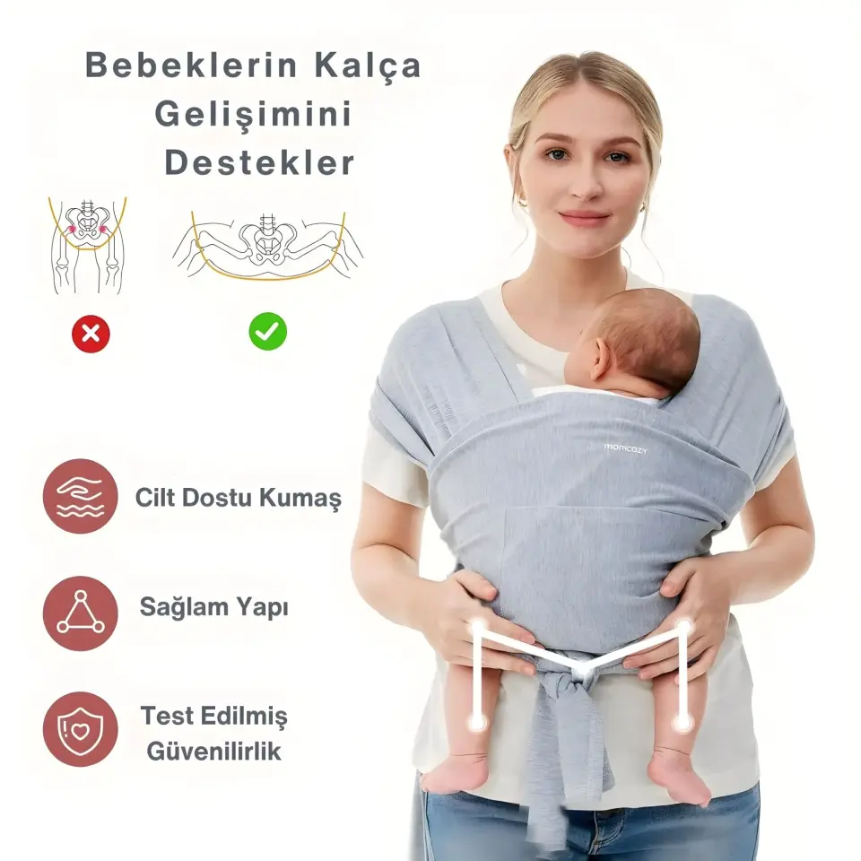 Momcozy Bebek Taşıma Örtüsü ( Sling )