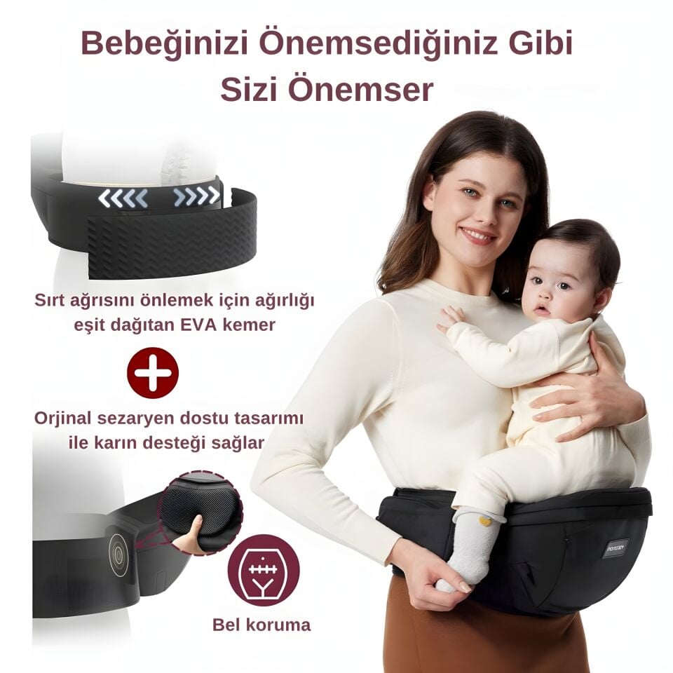 Momcozy Bebek Taşıma Minderi