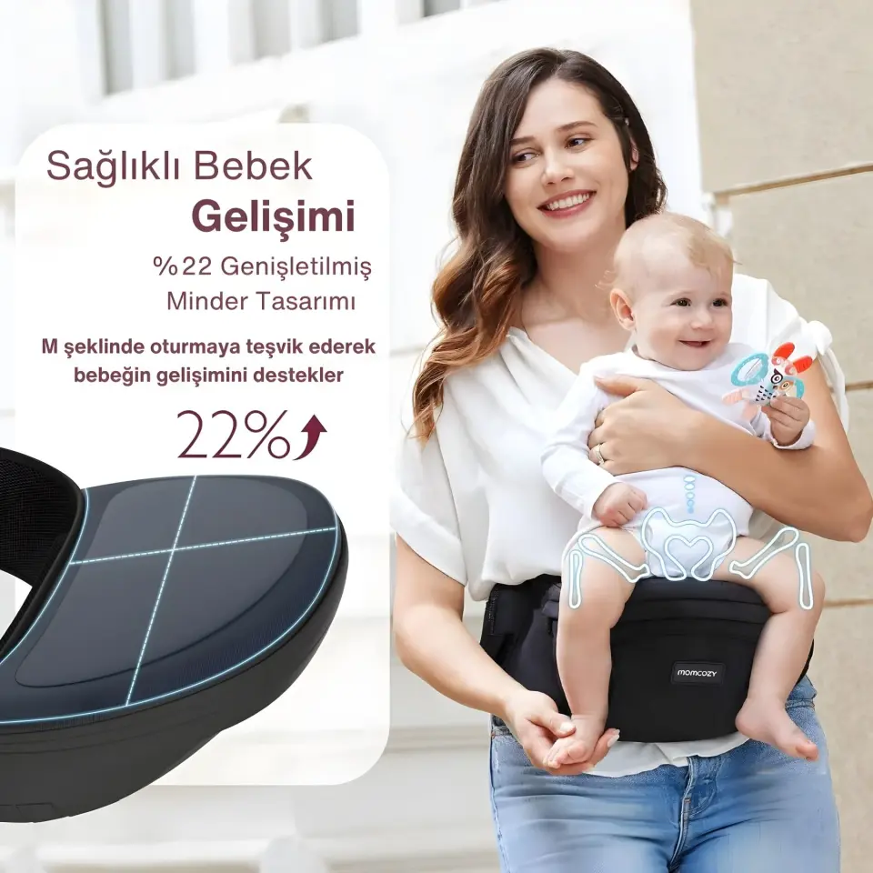 Momcozy Bebek Taşıma Minderi