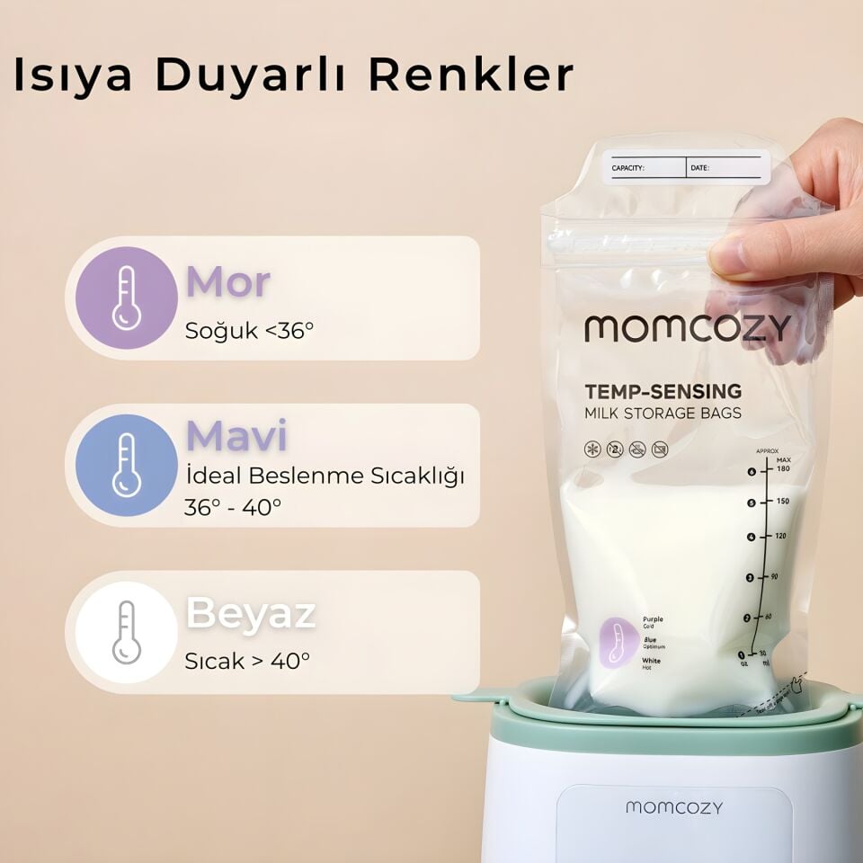 Momcozy Süt Saklama Poşeti ( 50 Adet )