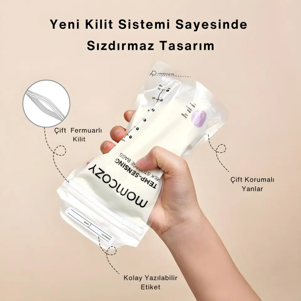 Momcozy Süt Saklama Poşeti ( 50 Adet )