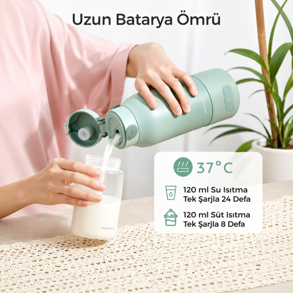Momcozy Taşınabilir Su ve Süt Isıtıcı