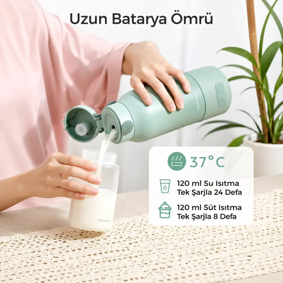 Momcozy Taşınabilir Su ve Süt Isıtıcı
