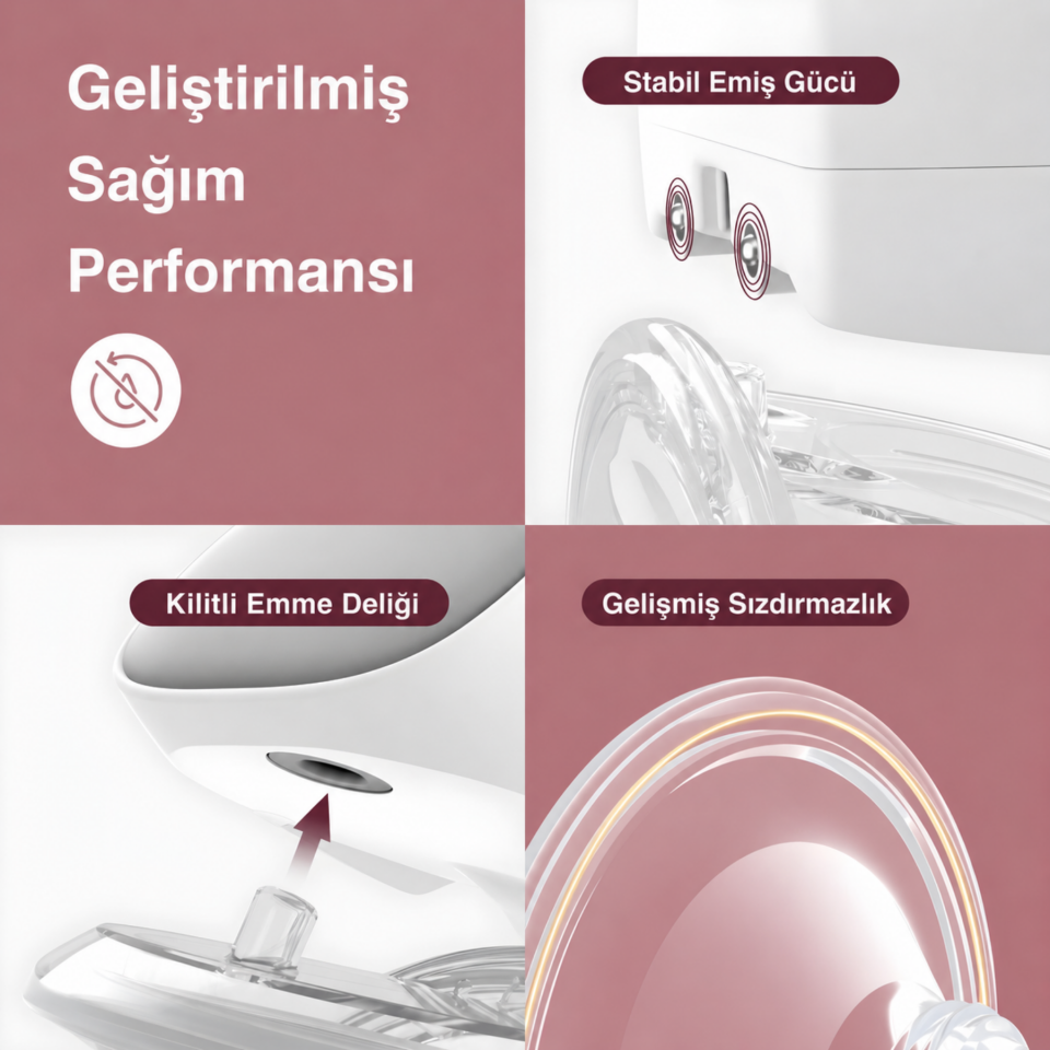 Momcozy S9 Pro Kablosuz Göğüs Pompası ( Tekli )