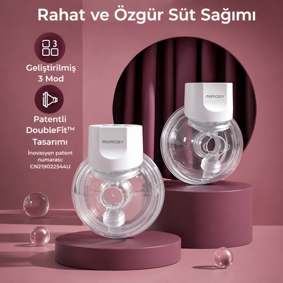 Momcozy S12 Pro Kablosuz Göğüs Pompası ( Tekli )