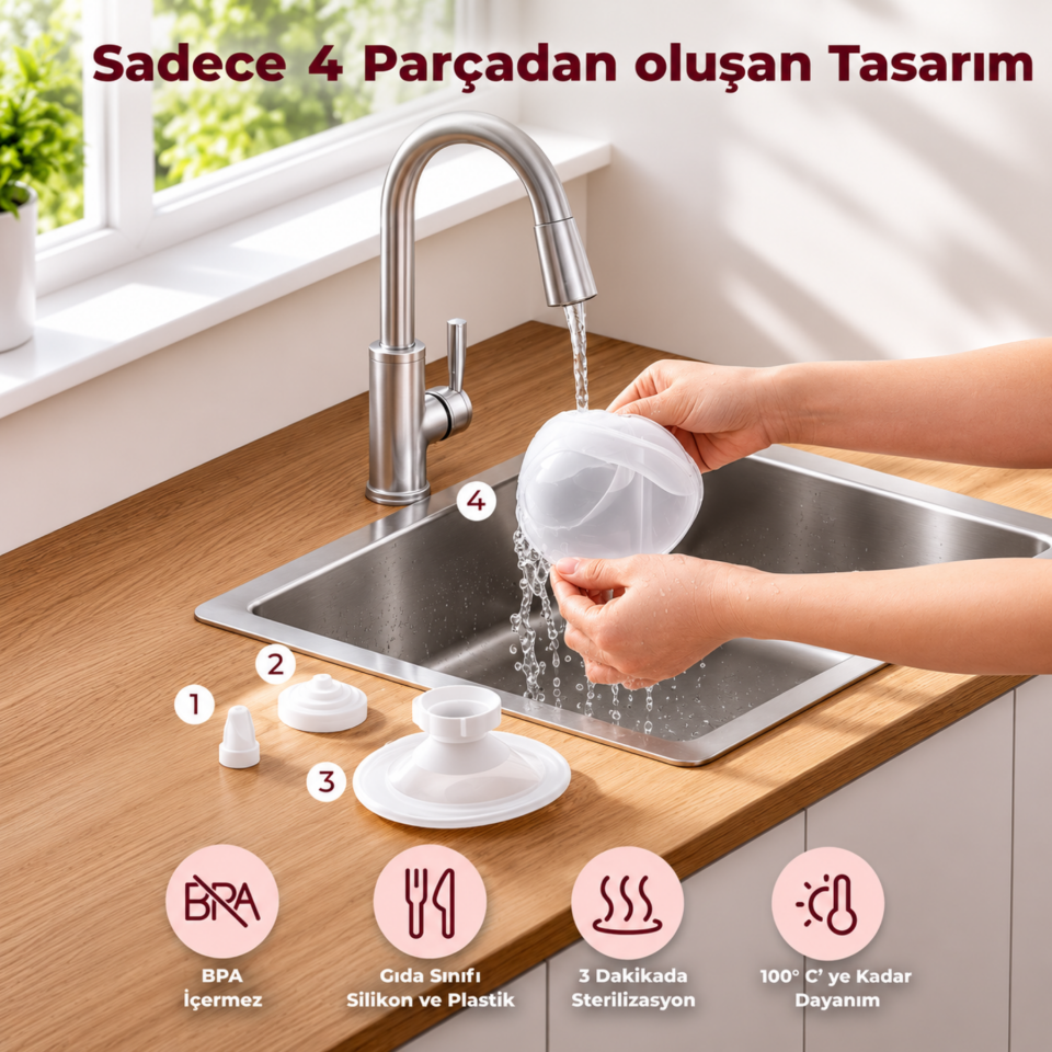 Momcozy M5 Kablosuz Göğüs Pompası (Tekli)