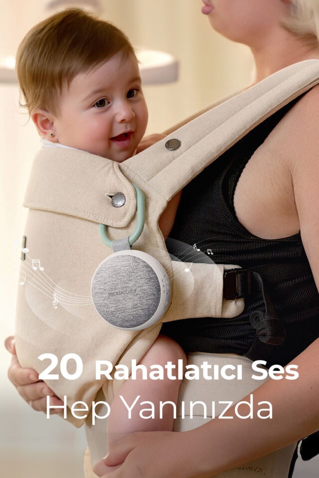 Momcozy Taşınabilir Beyaz Gürültü Makinesi-Bebek Uyku Sesleri, 20 Ses
