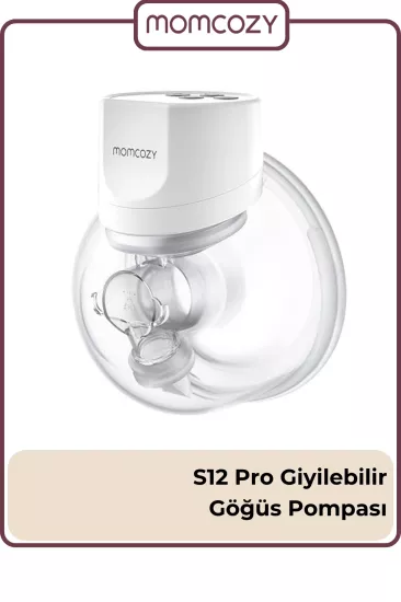 Momcozy S12 Pro Kablosuz Göğüs Pompası Tekli