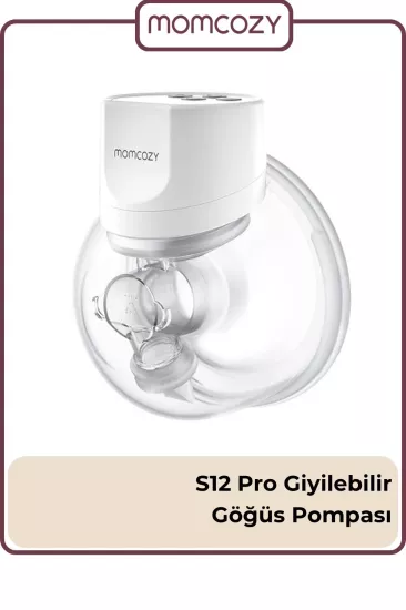 Momcozy S12 Pro Kablosuz Göğüs Pompası Tekli