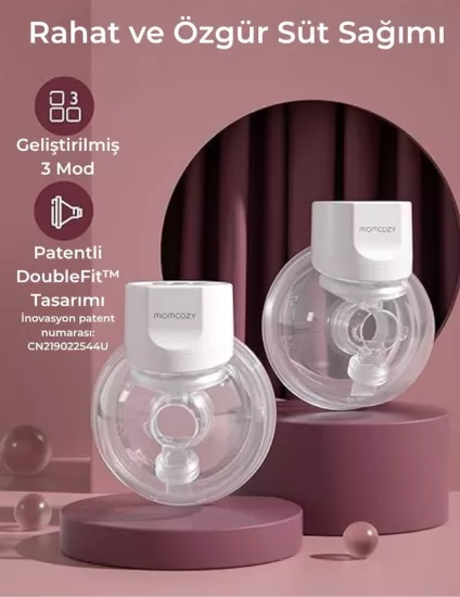 Momcozy S12 Pro Kablosuz Göğüs Pompası Tekli