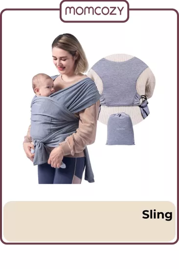 Momcozy Sling – Konforlu Bebek Taşıma Örtüsü